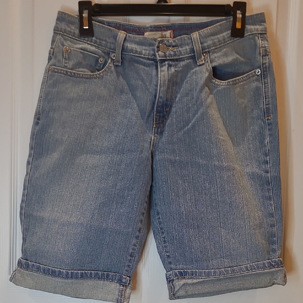 Levi's 515 Casual Light Blue Denim Shorts